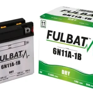 Akumulator FULBAT 6N11A-1B (suchy, obsługowy, kwas w zestawie) Nowość